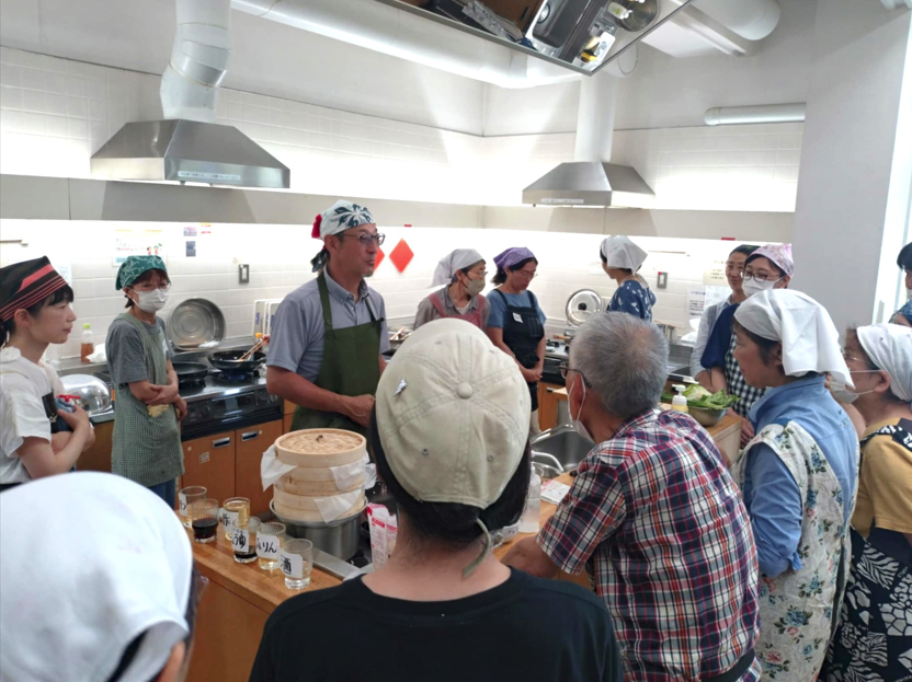 伏見区深草産のメンマを使った、メンマ料理竹林学習・試食交流会
